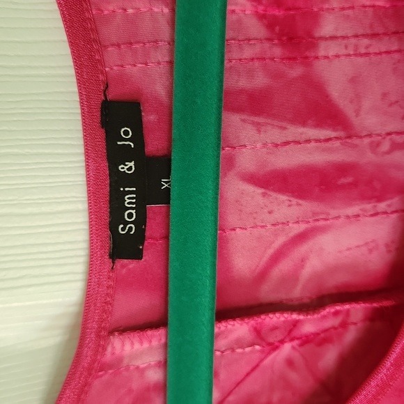 Ladies pink dress with sequins - Picture 3 of 3